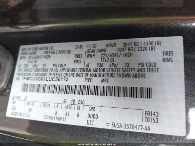 Ford Escape, SE